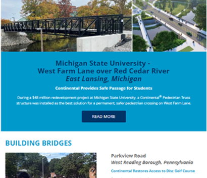 Screenshot of the Contech Site Solutions Newsletter June 2024.