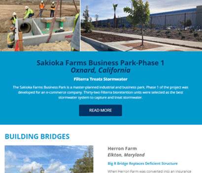 Screenshot of the Contech Site Solutions Newsletter January 2023.