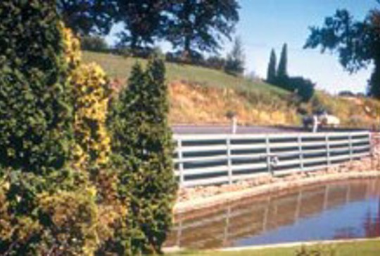 Bin Wall earth retention wall. 