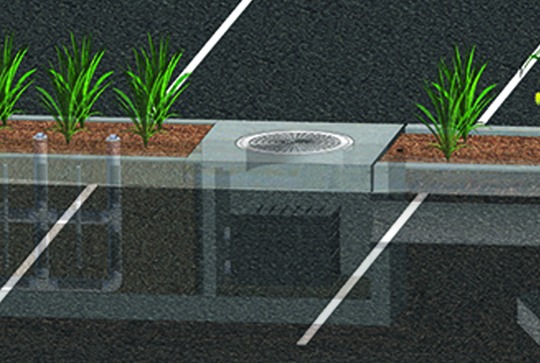 Modular Wetlands Linear Vault.