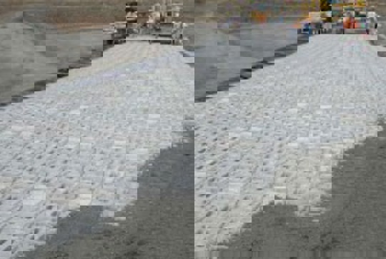 ArmorFlex cellular concrete blocks. 