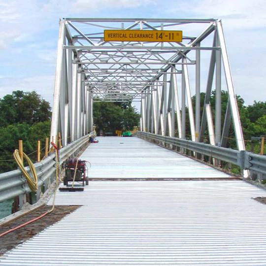 Contech Bridge Plank is used for re-decking a  bridge.