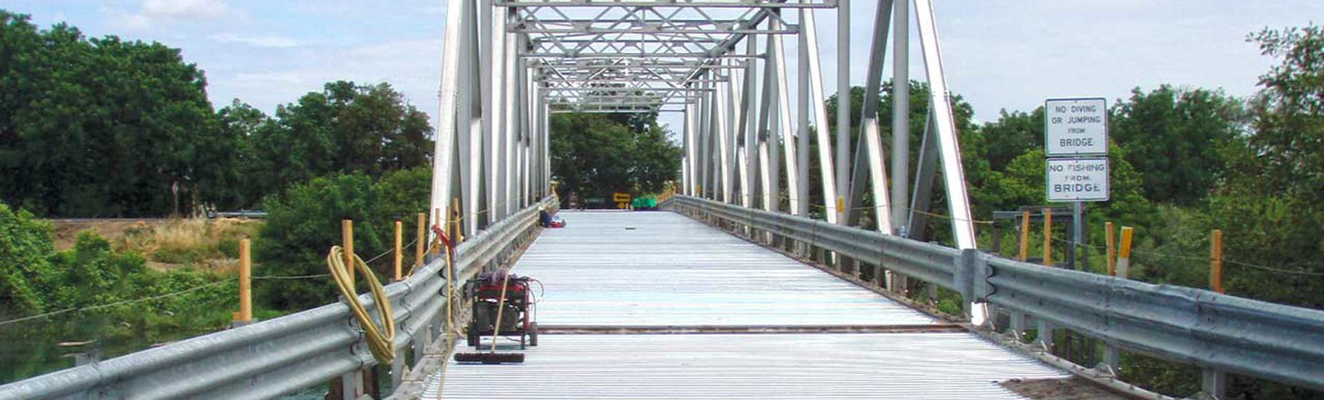 Contech Bridge Plank is used for re-decking a  bridge.