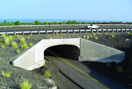 An bridge made from the CON/SPAN precast modular bridge system.