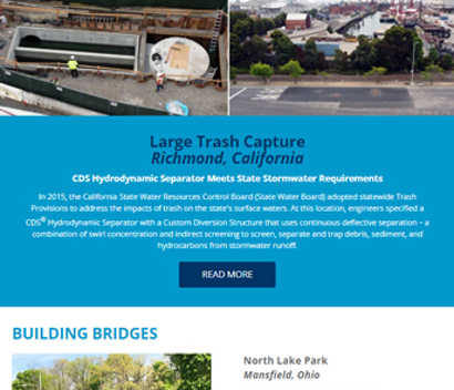 Screenshot of the Contech Site Solutions Newsletter October 2023.