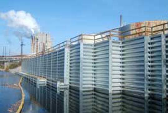 Contech Bin-Wall gravity-type retaining wall.