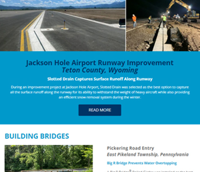 Screenshot of the Contech Site Solutions Newsletter November 2023.