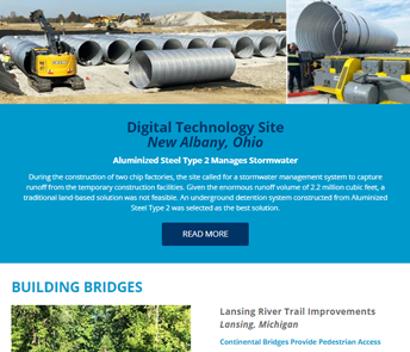 Screenshot of the Contech Site Solutions Newsletter July 2023.