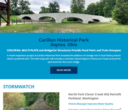 Screenshot of the Contech Site Solutions Newsletter June 2023.