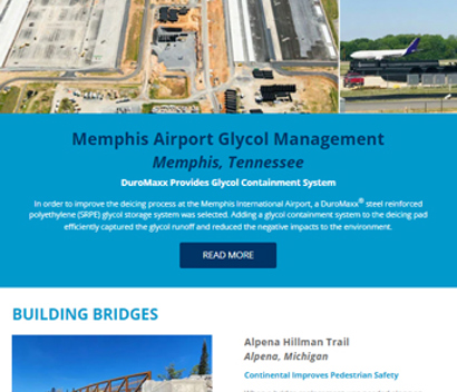 Screenshot of the Contech Site Solutions Newsletter August 2023.